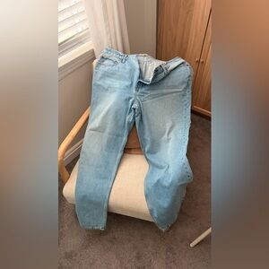 Abercrombie & Fitch Light Blue Slouchy Jeans-Mid Rise